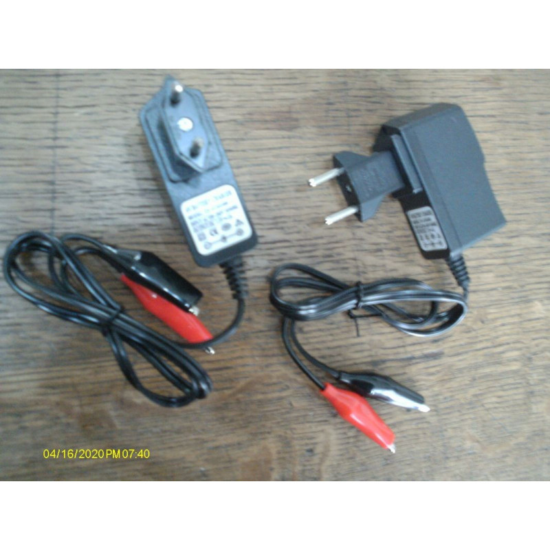 Chargeur de batteries 6V 1 amp: Honda 125 en 6V tous modèles