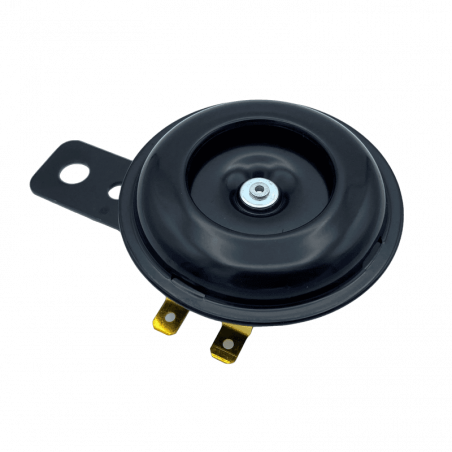 Klaxon (avertisseur sonore) 6V noir: tous 2 roues anciens