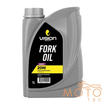 Huile de Fourche 20W 1L SAE - Vision - Full Synthèse Française
