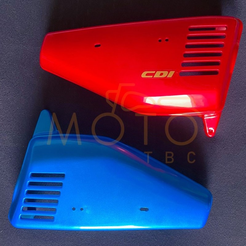 Caches Latéraux Honda 125 CG Vintage Rouge ou Bleu ✅