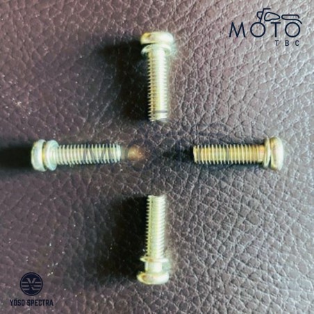 Yamaha 125 RS DX & RD: 4 Vis de cuve de carburateur + rondelles