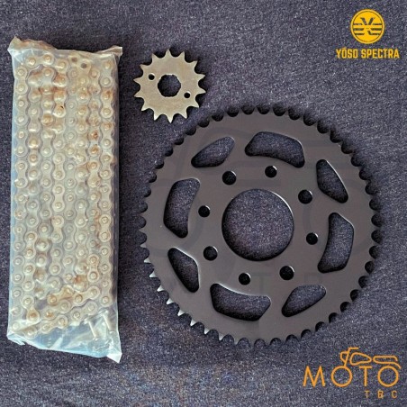 Kit chaîne Honda 125 XLS/XR 14x47 ✅