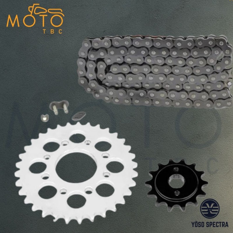 Honda 125 CA Rebel: Kit chaîne 520 Premium 13x39 dents