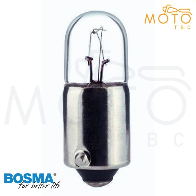 Ampoule voyant ou veilleuse compteur, compte tours, BA9S, 6V 3W