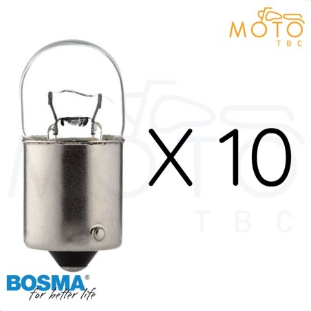 Ampoules de clignotants 12V 10W (x 10) BA 15S à prix discount.