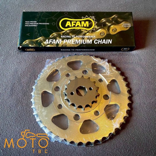 Kit chaîne 428SH à rapports courts 14x51 pour Honda 125 XLS & XR