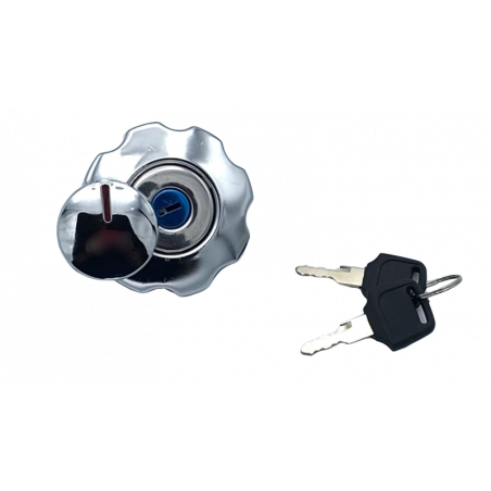 Bouchon de réservoir Chrome a clef