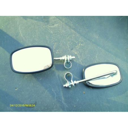 Rétroviseur chromé, type Vintage rectangulaire, prix discount