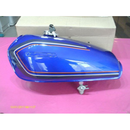 Réservoir conforme, avec robinet et bouchon antivol: Honda 125 CG